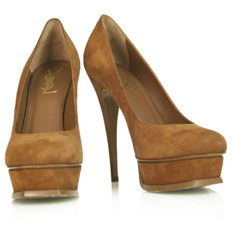 harga heels ysl|YSL brown heels.